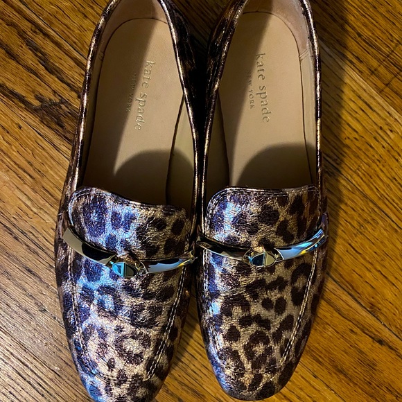 Kate spade leopard loafers - Picture 1 of 2